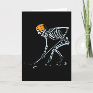 Halloween IJshockey Skelet Kostuum Jongens Kindere Kaart