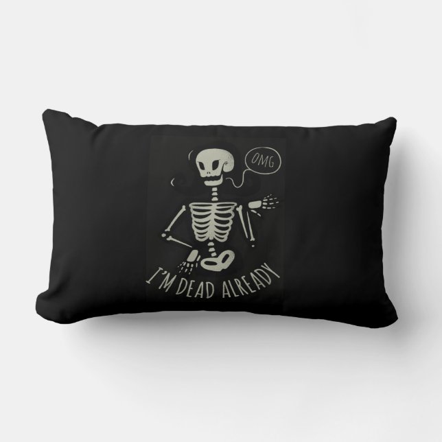 Halloween ik ben al klaar kussen (Voorkant)