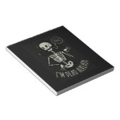 Halloween ik ben al klaar notitieblok (Schuin)