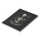 Halloween ik ben al klaar notitieblok (Linkerzijde)