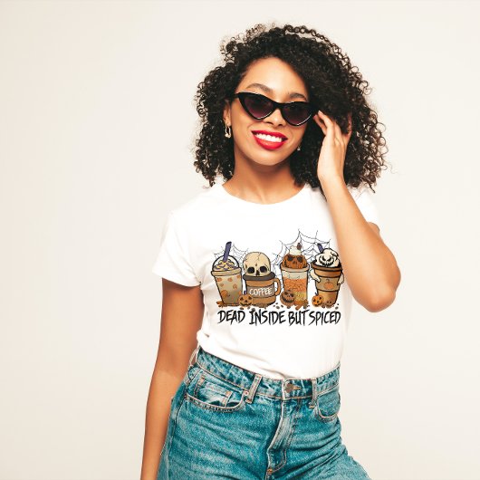 HALLOWEEN IK BEN DOOD VAN BINNEN, MAAR GEKRUIDE KO T-SHIRT