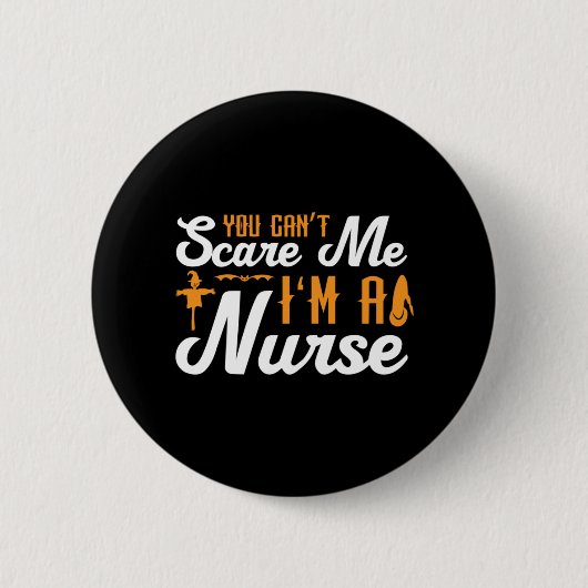 Halloween Ik ben een verpleegster. Ronde Button 5,7 Cm (Voorkant)