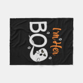Halloween ik ben haar Boos Birthday Fleece Deken (Voorkant (Horizontaal))