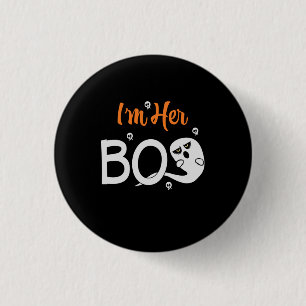Halloween ik ben haar Boos Birthday Ronde Button 3,2 Cm