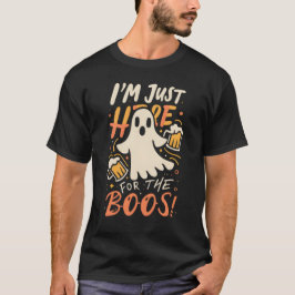 Halloween 'Ik ben hier gewoon voor de Boos T-shirt