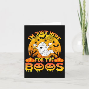 Halloween Ik ben hier voor de boeken Funny Ghost C Kaart