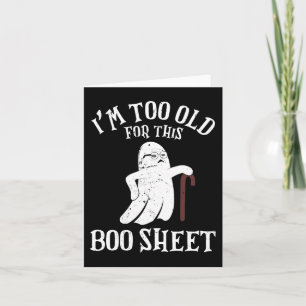  Halloween Ik ben te oud voor dit boek Kaart