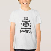 Halloween Ik ben zo'n mooie moderne Typografie Tri-Blend Shirt (Voorkant)