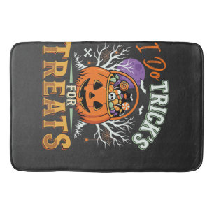 Halloween Ik Doe Trucs voor Snoep Pompoen Badmat