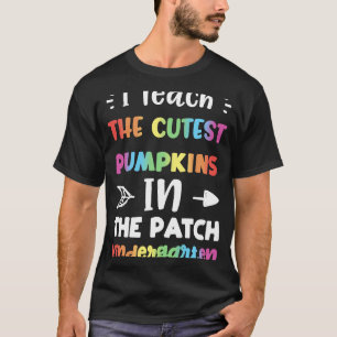 Halloween Ik geef les aan de Schattigee pompoenen  T-shirt