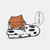 Halloween ik heb een Rock Ghost Fleece Deken (Voorkant (Horizontaal))