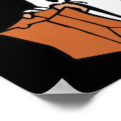 Halloween ik heb een Rock Ghost Poster (Hoek)