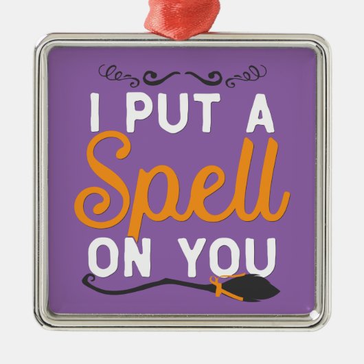 Halloween - Ik heb je een spelletje gegeven Metalen Ornament (Voorkant)