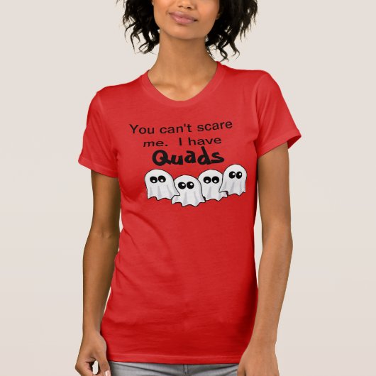 Halloween "Ik heb Quads"-t-shirt T-shirt (Voorkant)