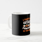Halloween ik leer de kutste pompoen koffiemok (Voorkant links)