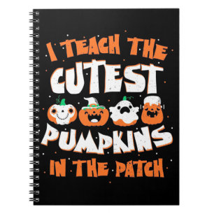 Halloween Ik Leer De Schattigste Pompoen Notitieboek