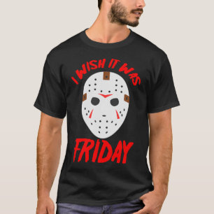 Halloween Ik Wou Dat Het Vrijdag Was - Eng Hockeym T-shirt