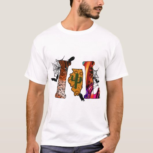 Halloween Illinois T-shirt (Voorkant)