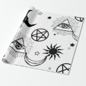 halloween illuminati oog cadeaupapier (Uitgerold)