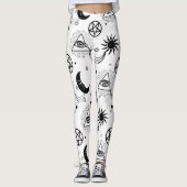 halloween illuminati oog leggings (Voorkant)