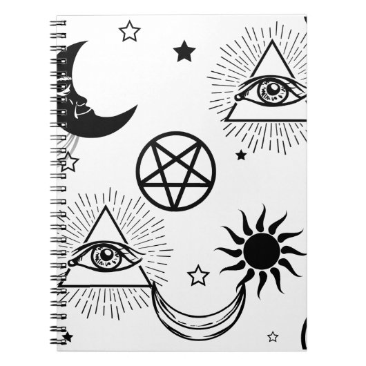 halloween illuminati oog notitieboek (Voorkant)