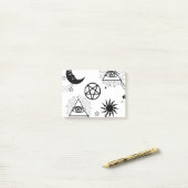 halloween illuminati oog post-it® notes (Op bureau)