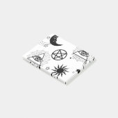 halloween illuminati oog post-it® notes (Schuin)