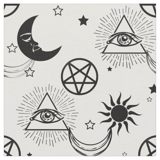 halloween illuminati oog stof (Close Up)