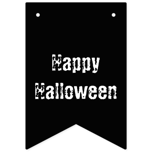 Halloween Illustratie Bunting Banner (Eerste vlag)