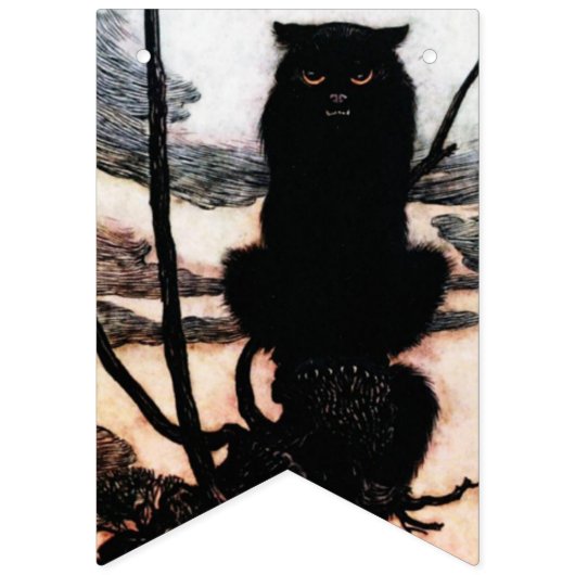 Halloween Illustratie Bunting Banner (Derde vlag)