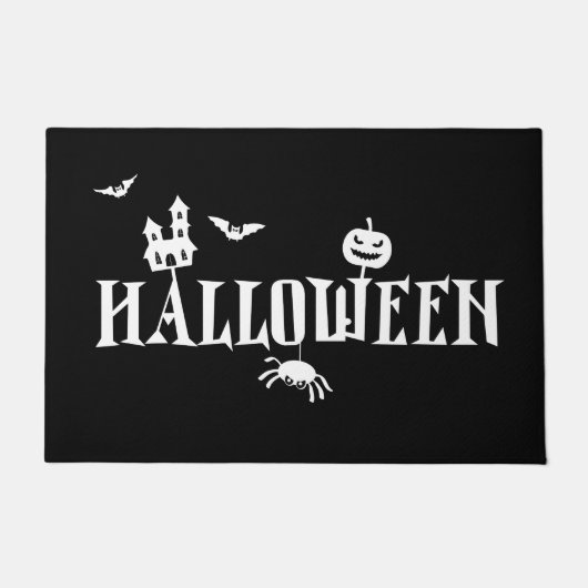 Halloween Illustratie  Deurmat (Voorkant)