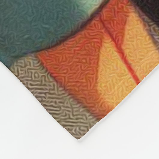  Halloween Illustratie Fleece Deken (Hoek)