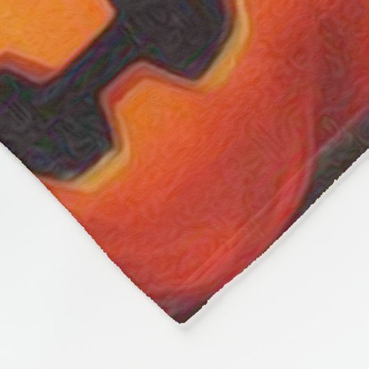  Halloween Illustratie Fleece Deken (Hoek)