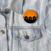 Halloween Illustratie Ronde Button 5,7 Cm (In situ)