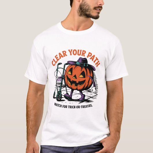 Halloween illustratie T-shirt (Voorkant)