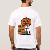  Halloween illustratie T-shirt (Achterkant)