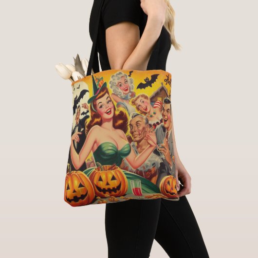  Halloween Illustratie Tote Bag (Dichtbij)