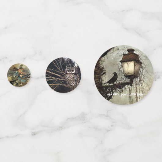  Halloween Illustratietafel Confetti (Achterkanten)