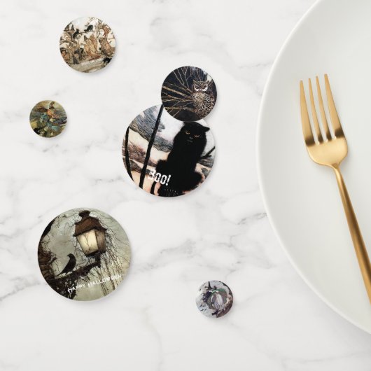  Halloween Illustratietafel Confetti (Groep)