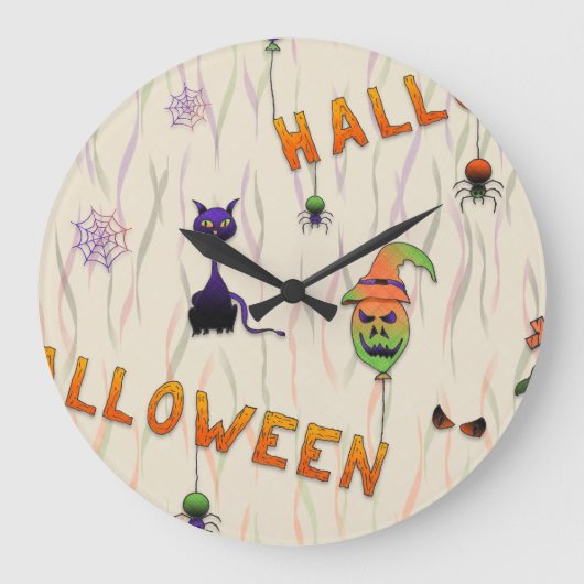 Halloween Illustrations Grote Klok (Voorkant)