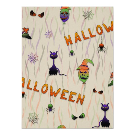 Halloween Illustrations Perfect Poster (Voorkant)