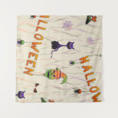 Halloween Illustrations Wandkleed (Voorkant (horizontaal))