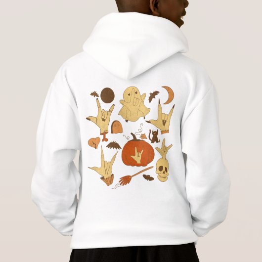 Halloween ILY - ASL Design (Achterkant)