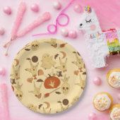 Halloween ILY - ASL Design Papieren Bordje (Feest)