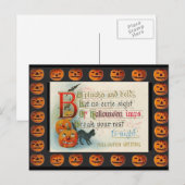  Halloween Imp Briefkaart (Voorkant / Achterkant)