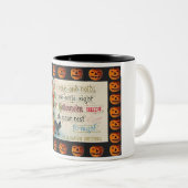  Halloween Imp Tweekleurige Koffiemok (Voorkant rechts)