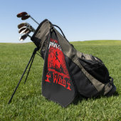 Halloween In A World Full Of Princesses Be A Witch Golfhanddoek (Groen)