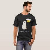Halloween in August Pun | Ghost, GEEN BOO SHEET T-shirt (Voorkant volledig)
