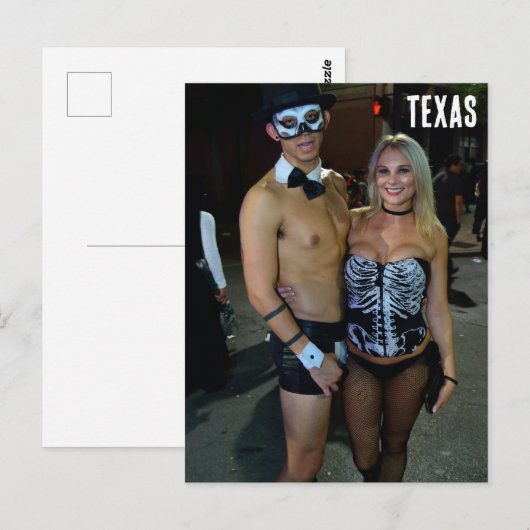 Halloween in Austin, Texas Briefkaart (Voorkant / Achterkant)
