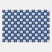 Halloween In Blue Inpakpapier Vel (Voorkant)